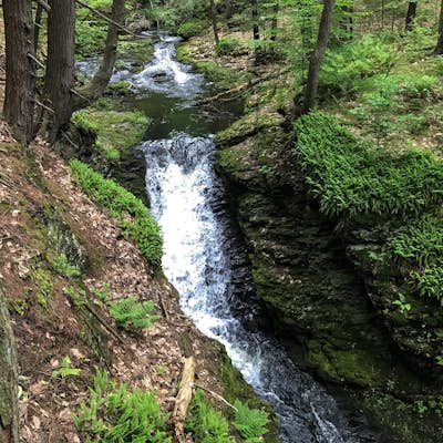 Hike to Indian Ladder Falls Along Hornbecks Creek
