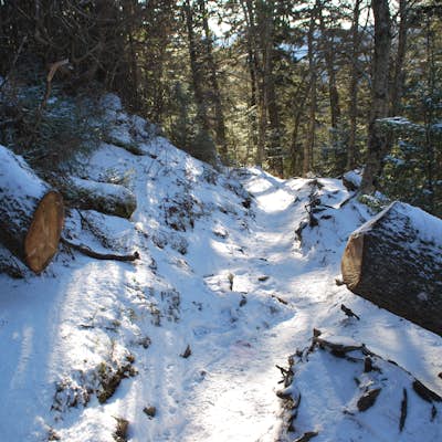 Hiking and Camping at Charlies Bunion in the Winter