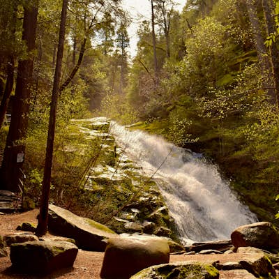 Hike to Whiskeytown Falls in Whiskeytown National Recreation Area
