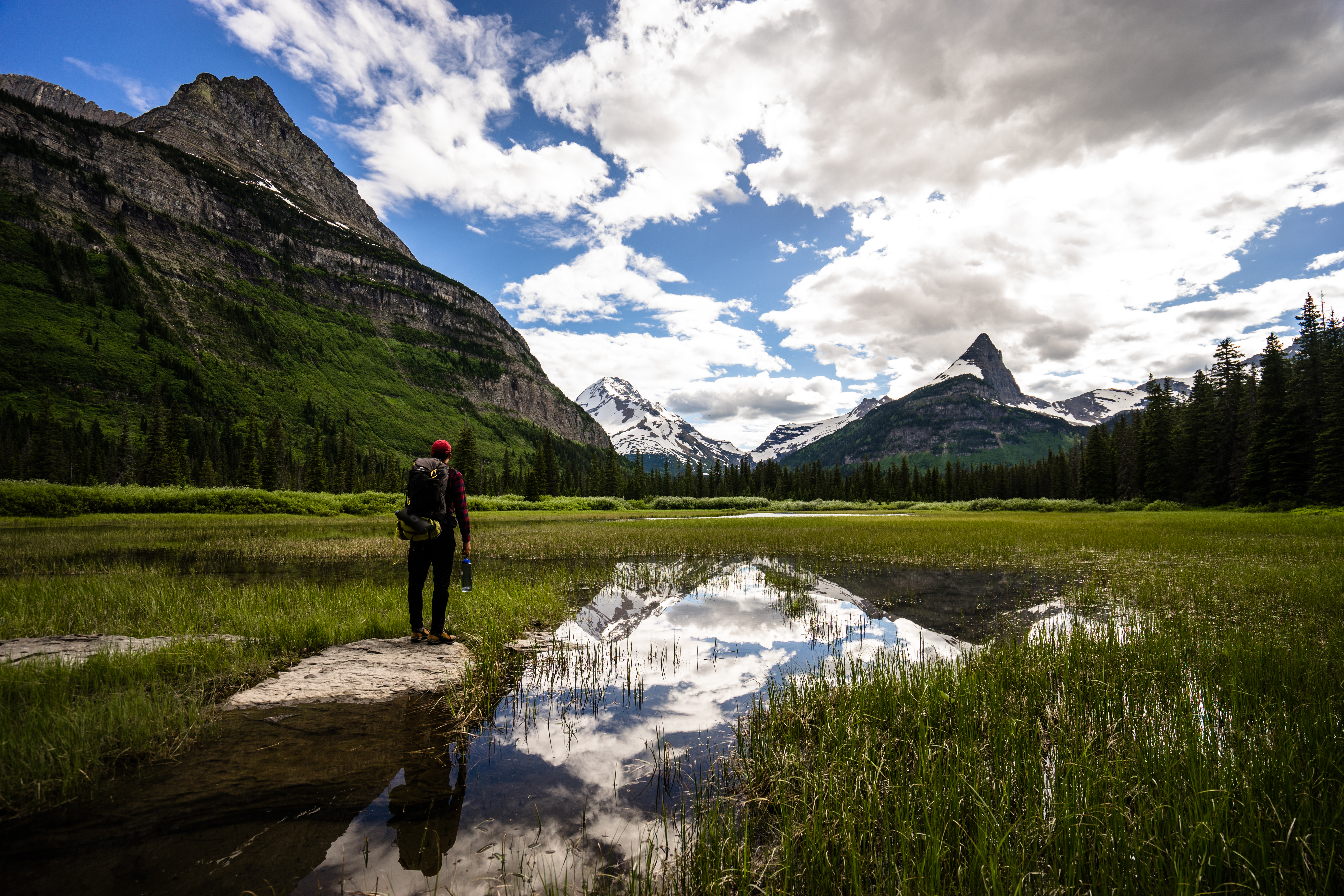 Gunsight Pass to Gunsight Lake Campsite