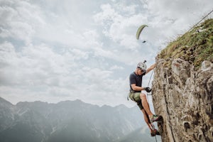 Via Ferrata Climbing in the Dolomites of Tirol