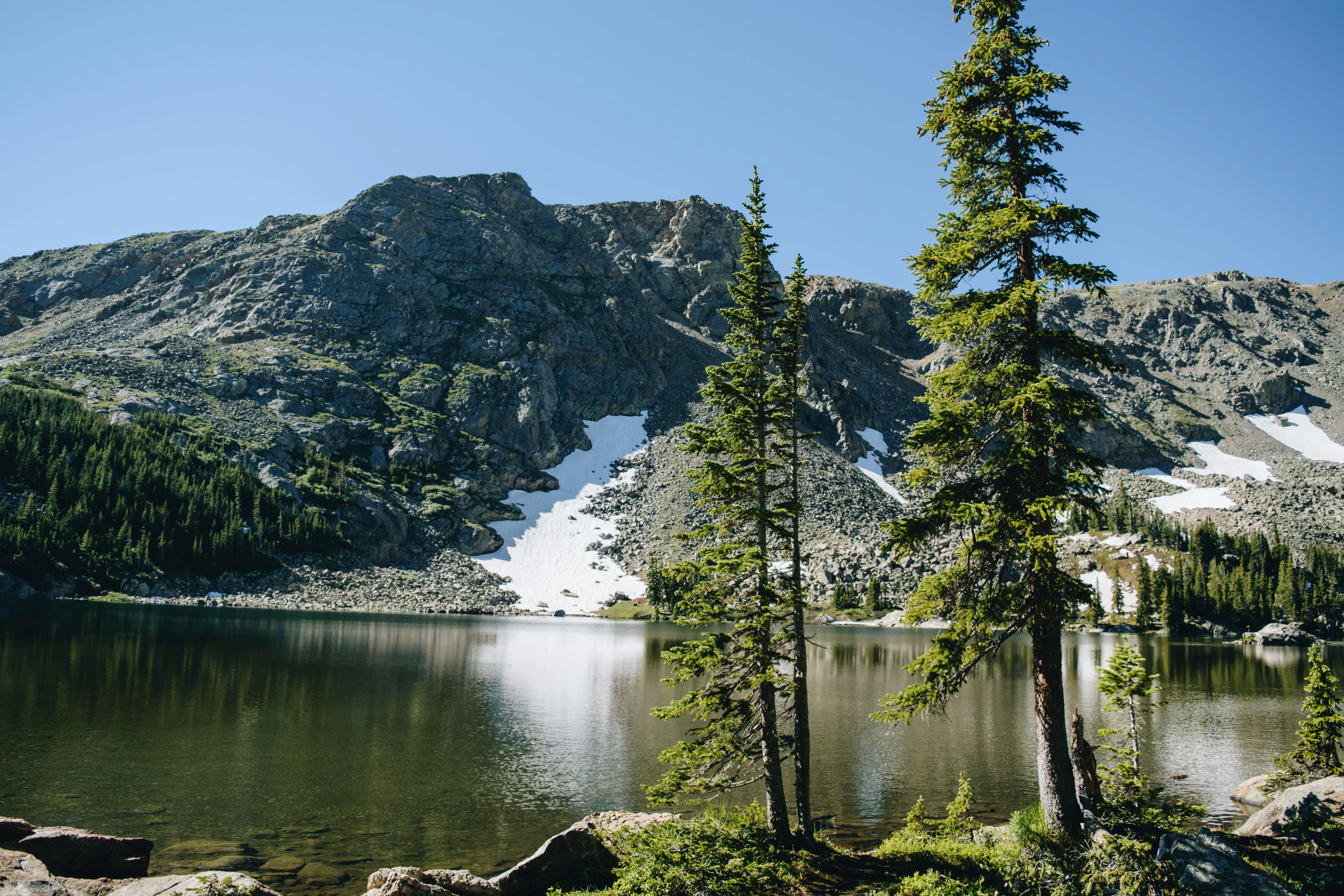 Hike to Diamond Lake in the Indian Peaks Wilderness