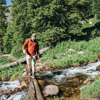 Hike to Diamond Lake in the Indian Peaks Wilderness