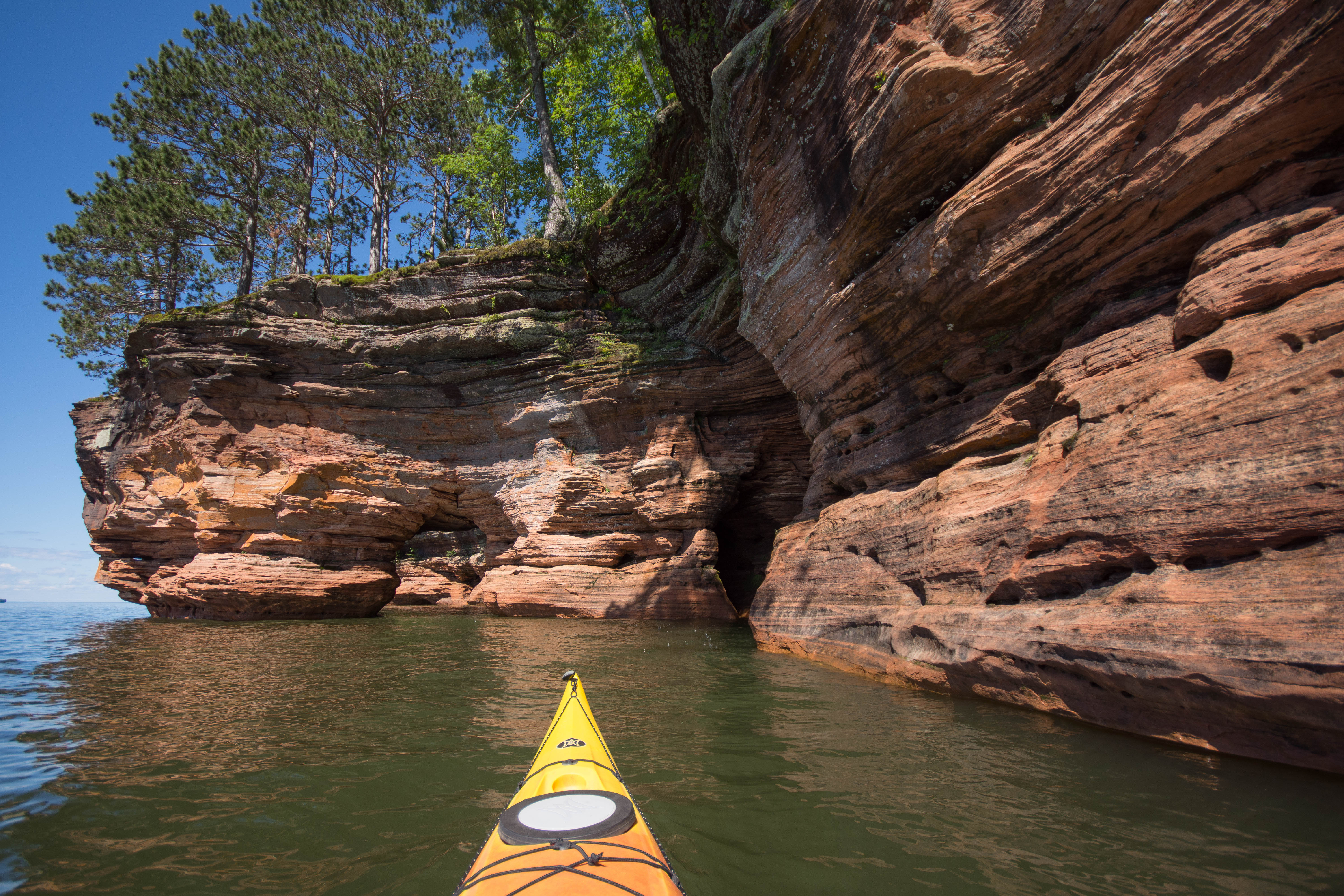 Kayak to the Mainland Sea Caves