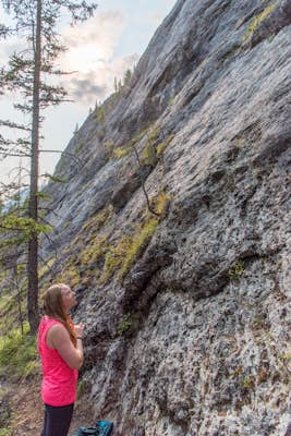 Rock Climb Plutonian Shores in Banff