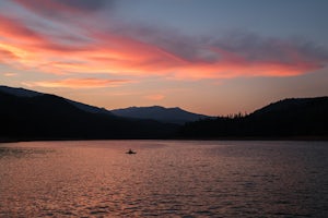 Camp at Hayward Flat on Trinity Lake