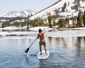 An Epic Paddle Boarding Adventure at 9,000 ft. - July at Tioga Lake