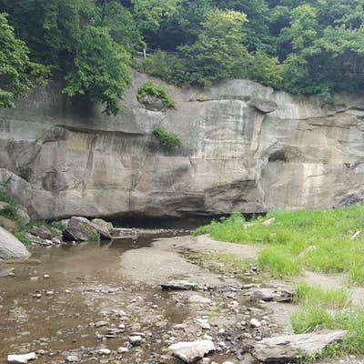 Hike Ledges State Park's Canyon Road