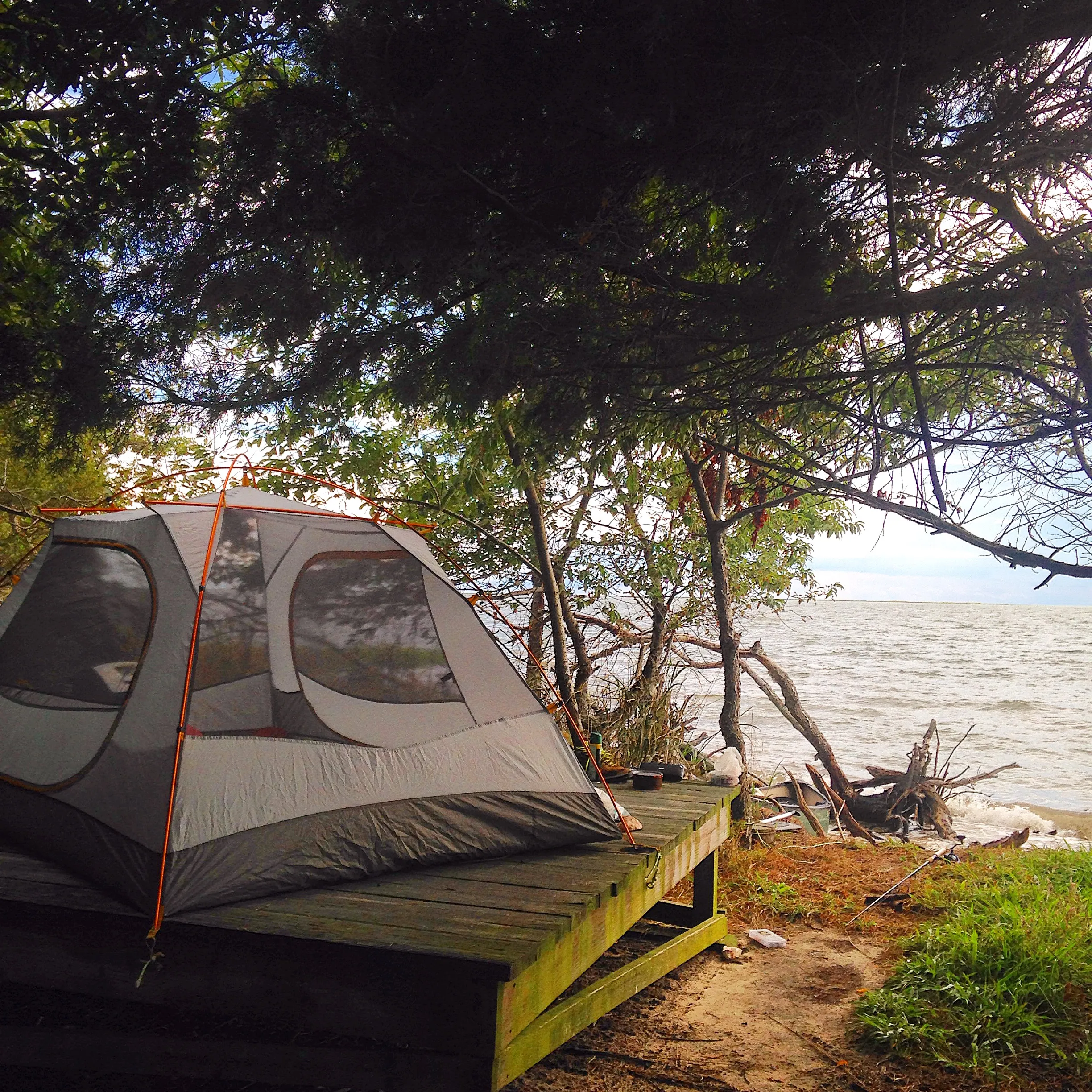 Kayak Camp at Janes Island State Park