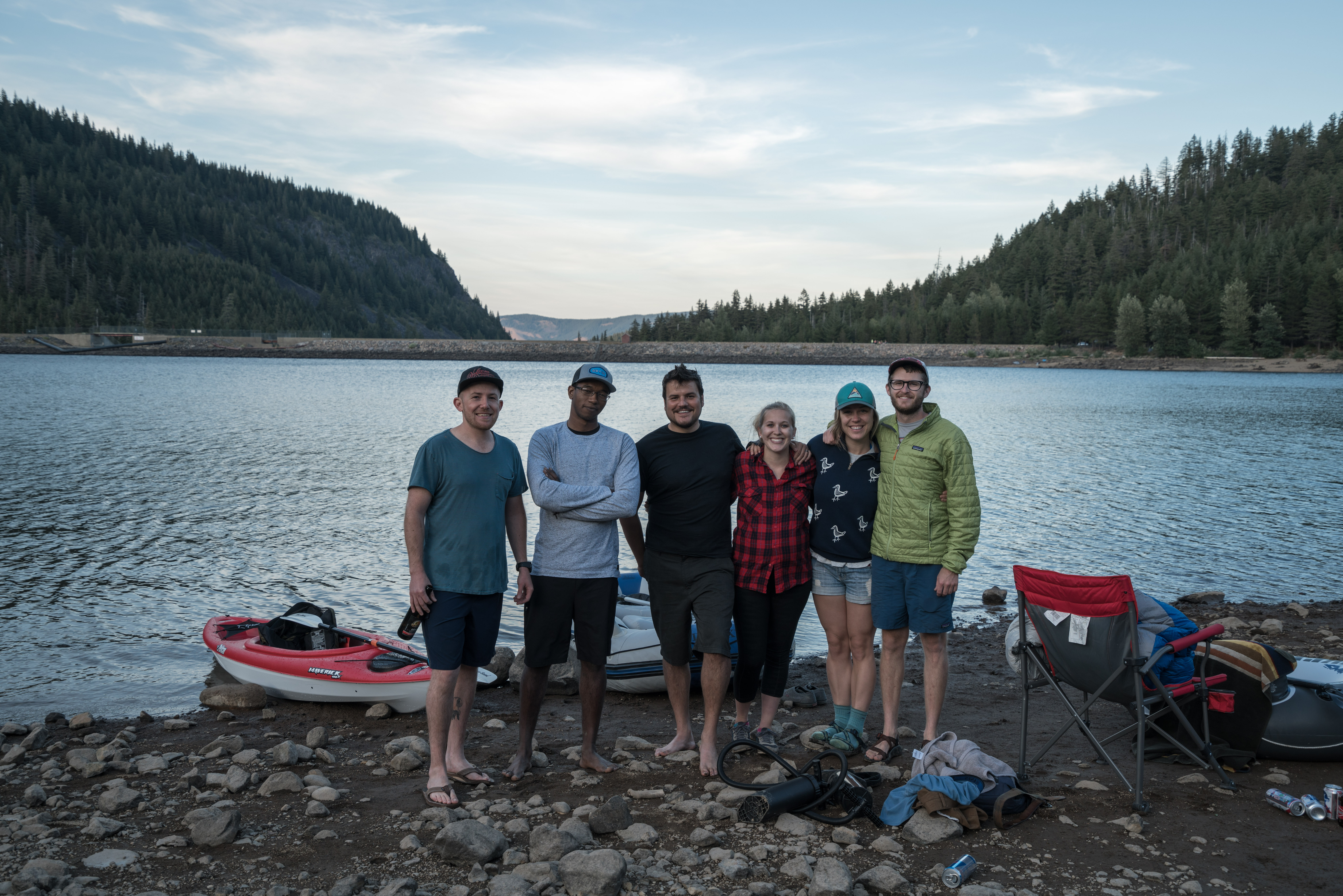 Kayak Laurance Lake