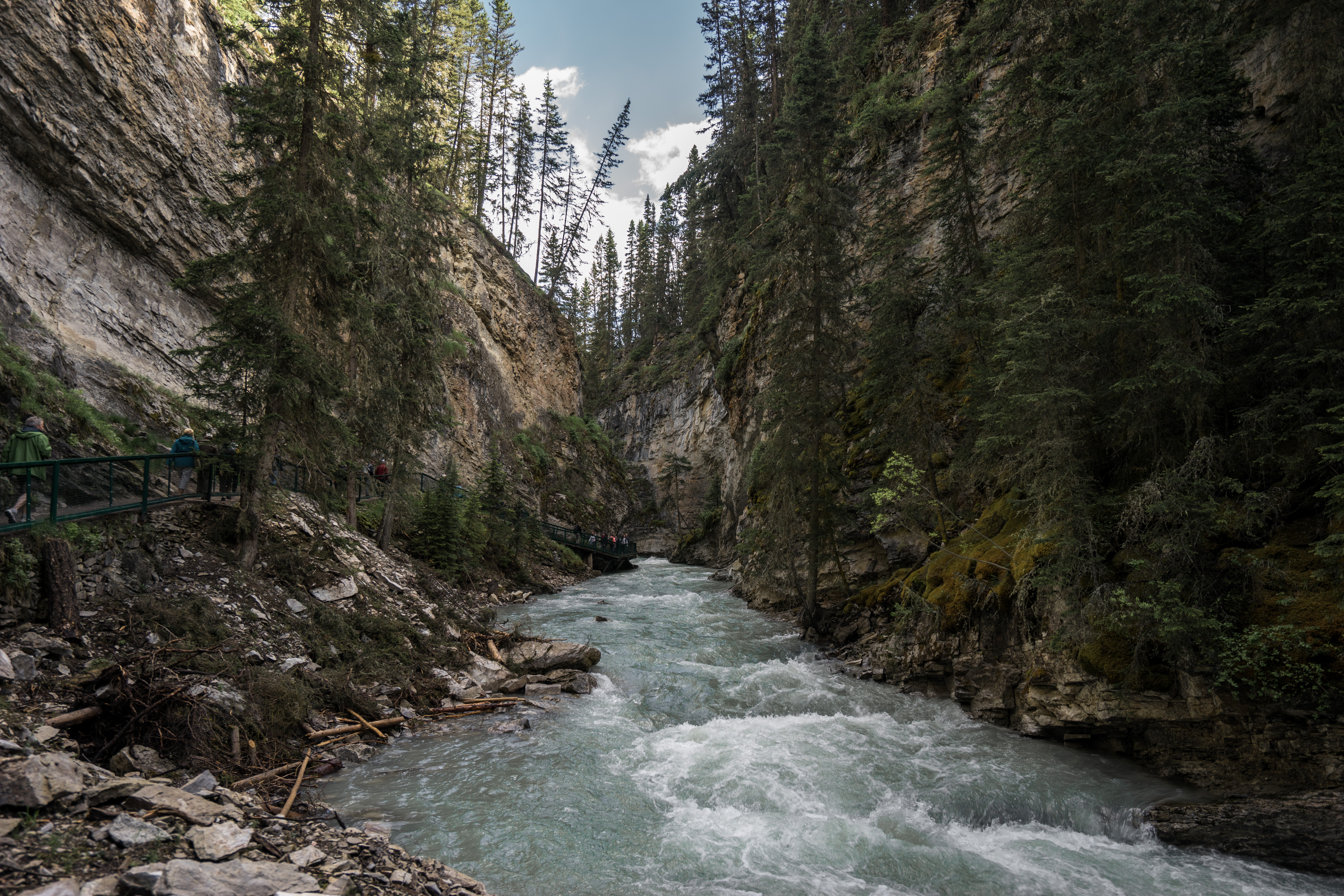 Johnston Canyon Lower and Upper Falls