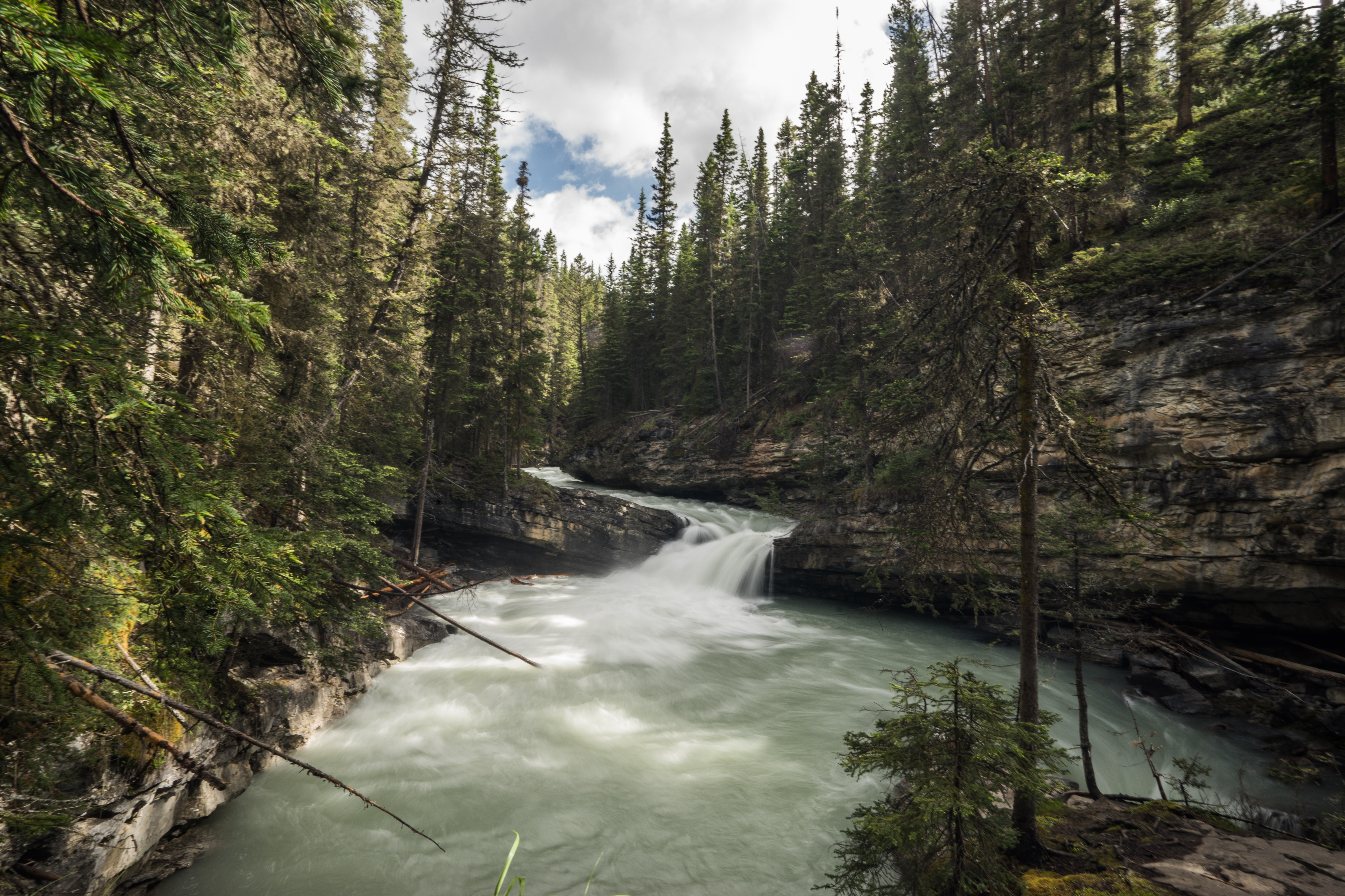Johnston Canyon Lower and Upper Falls