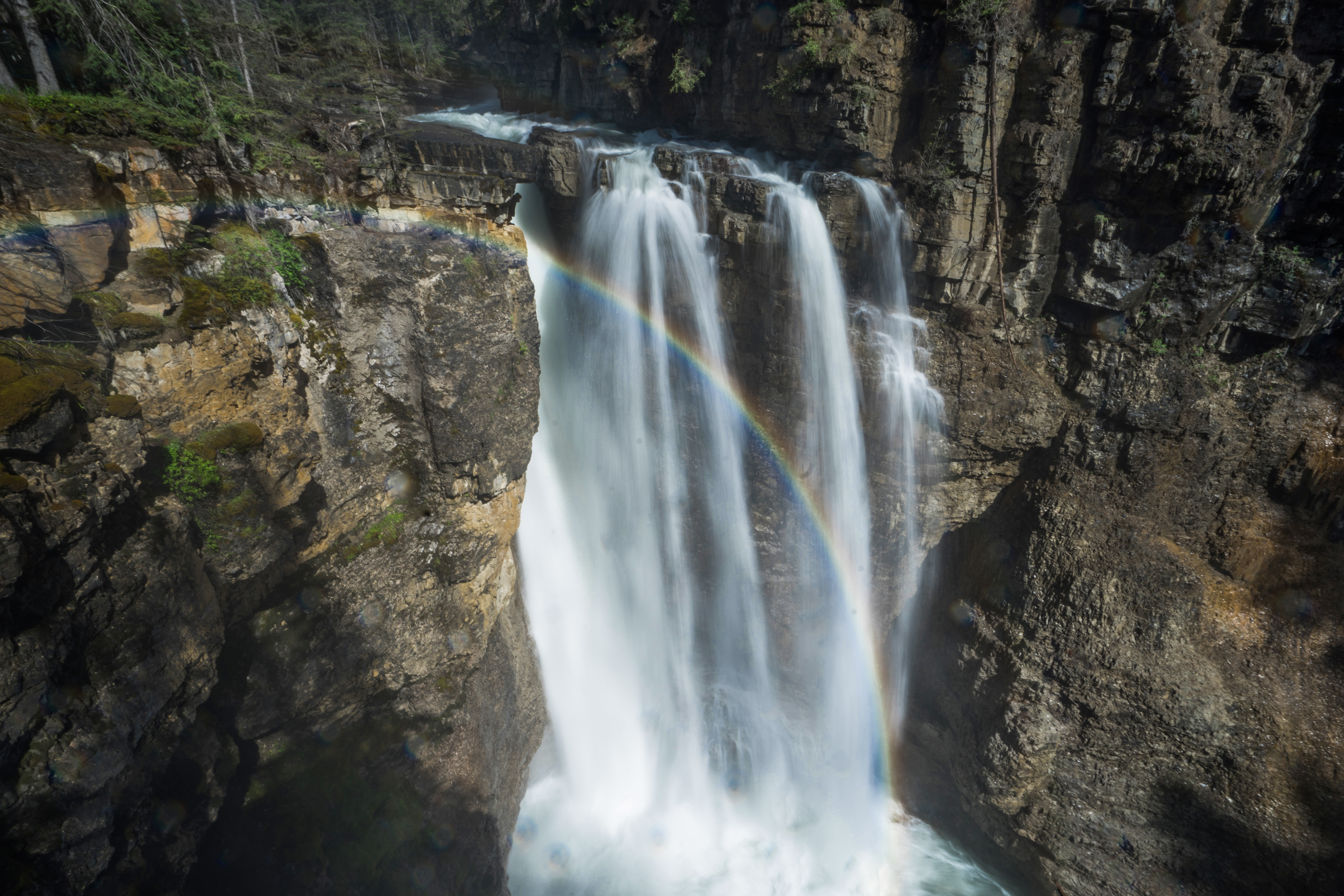 Johnston Canyon Lower and Upper Falls