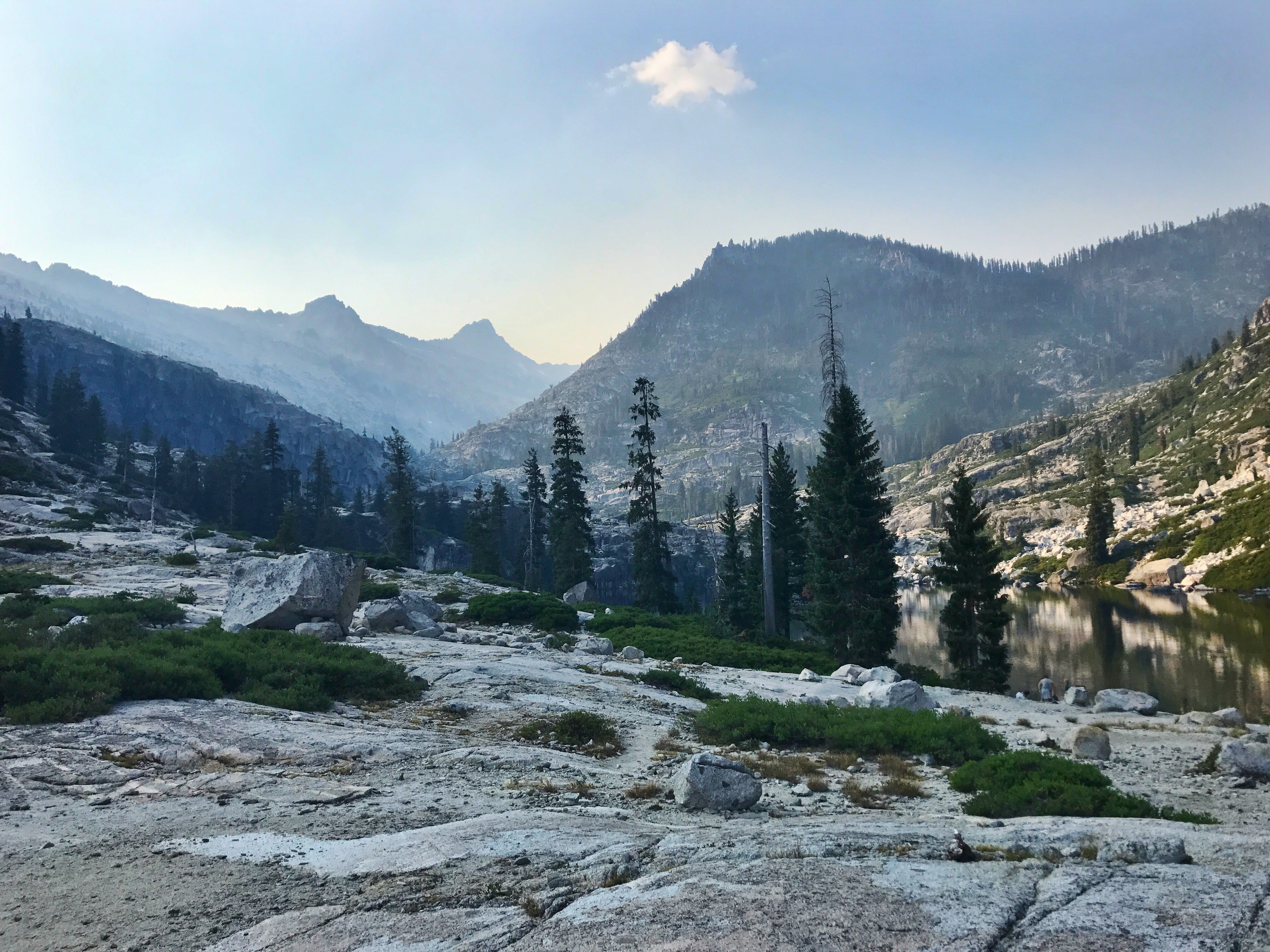 Backcountry Camp in the Canyon Creek Drainage