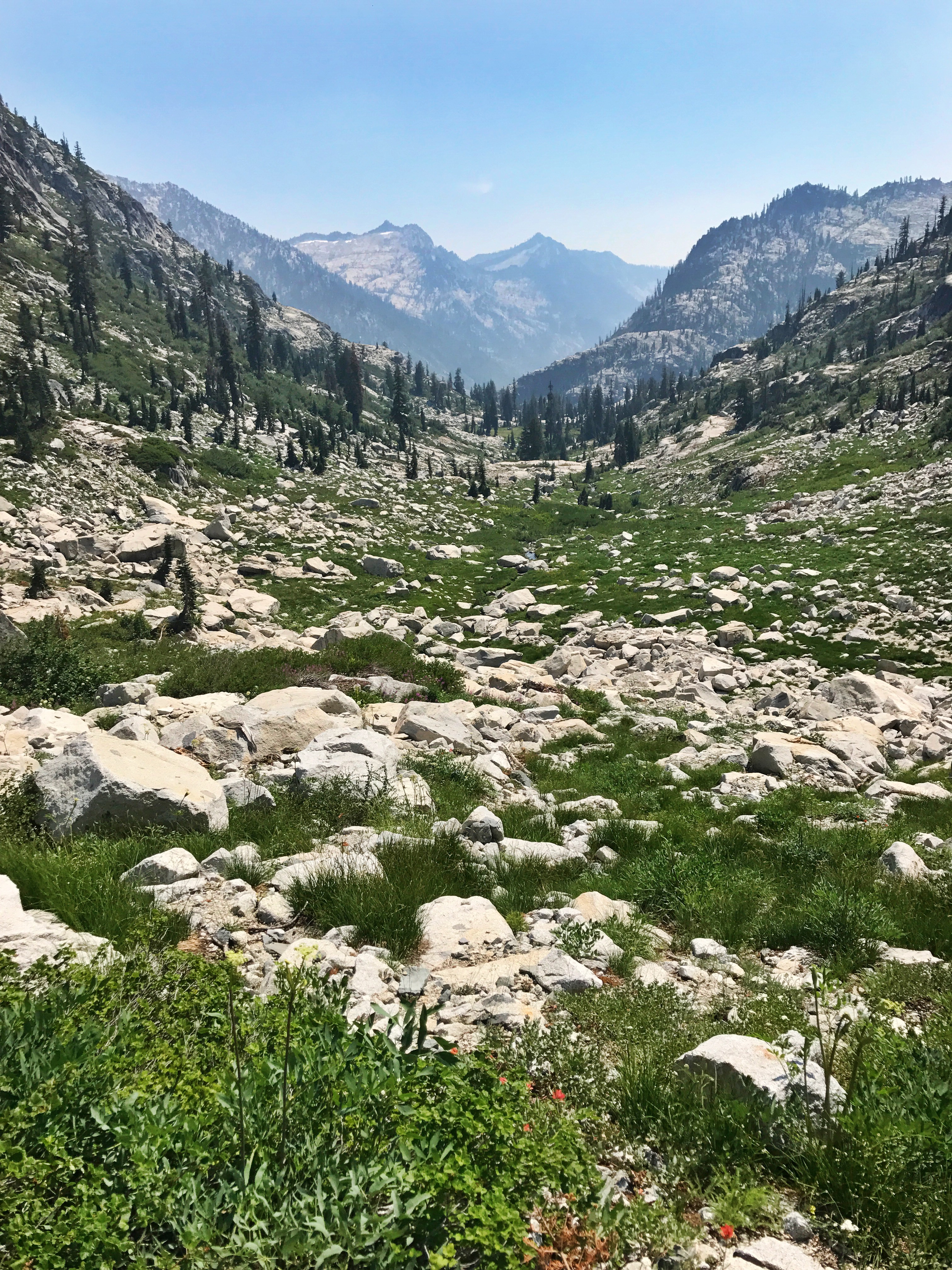 Backcountry Camp in the Canyon Creek Drainage