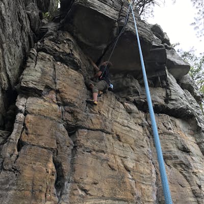 Rock Climb at Pilot Mountain SP