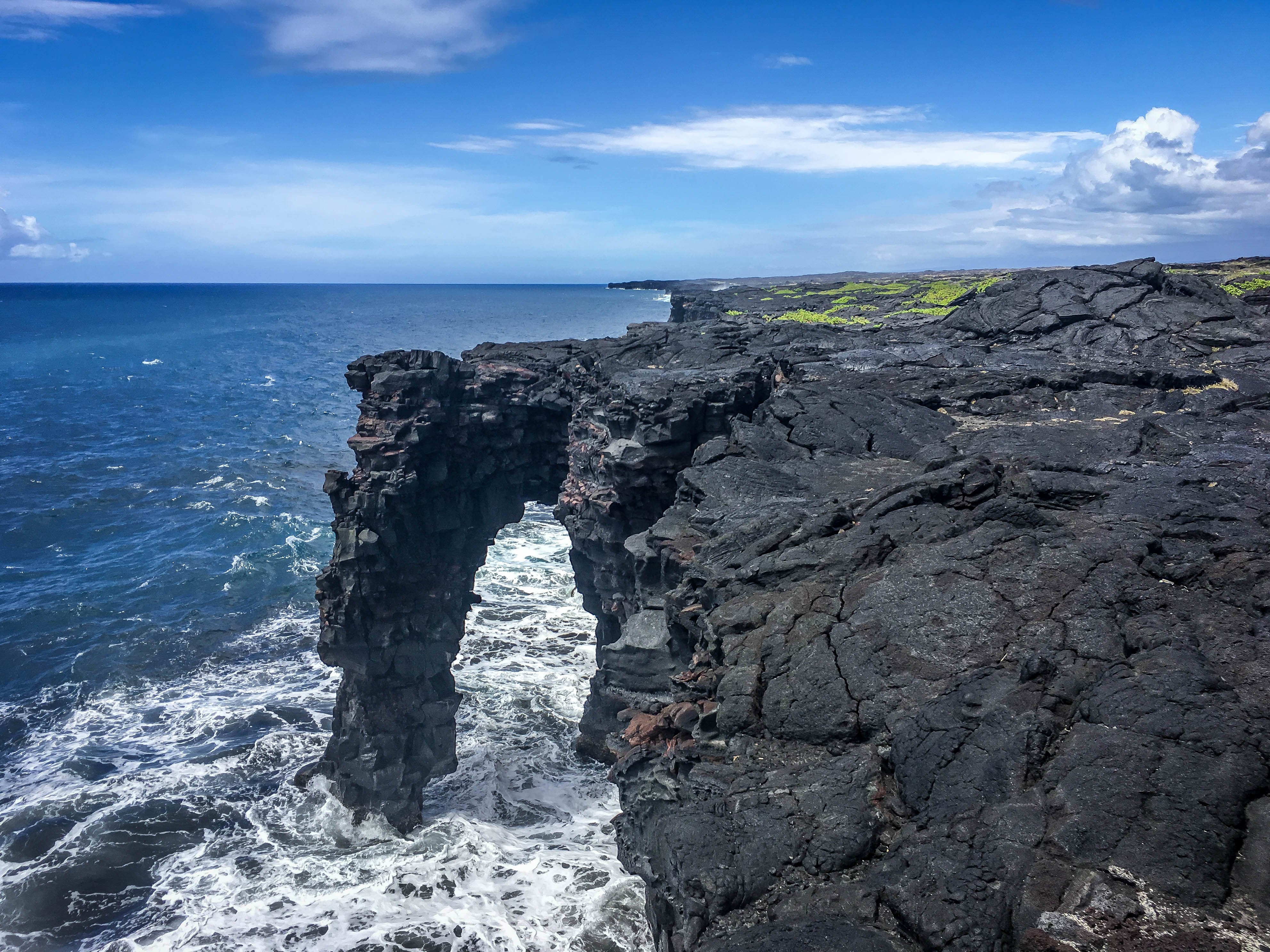 Drive Chain of Craters Road, Mountain View, Hawaii