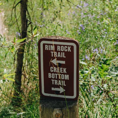 Hike the Rim Rock / Creek Bottom Trail Loop
