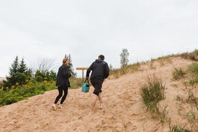Hike the Ghost Forest Trail and the Dunes of Glen Haven