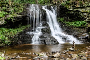 Dry Run Falls in the Loyalsock State Forest