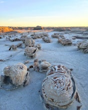 Camp in the Bisti Badlands