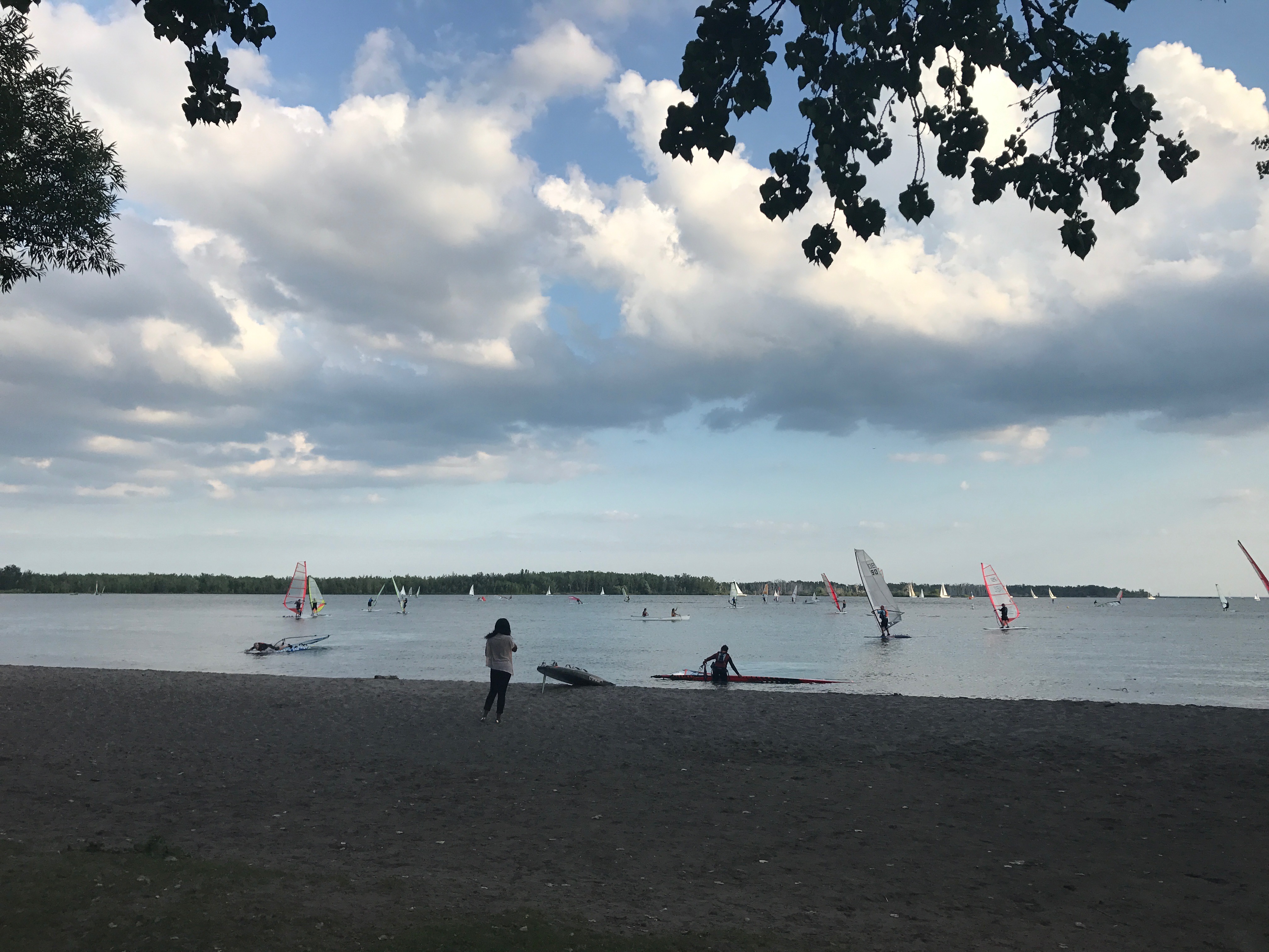 Windsurf at Cherry Beach, Toronto, Ontario