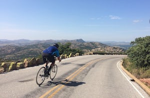 Bike Mt. Scott in the Wichita Mountains