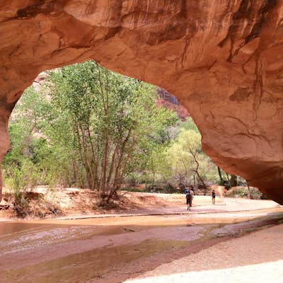 Day Hike Crack-in-the-Wall to Jacob Hamblin Arch in Coyote Gulch