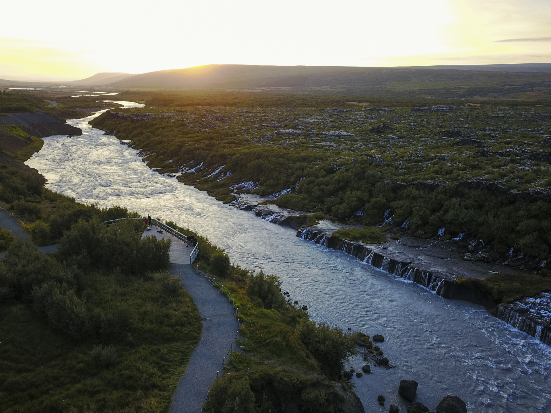 Hraunfossar (Lava Falls)