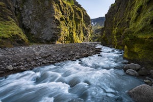 Hike Stakkholts Canyon (Stakkholtsgja)