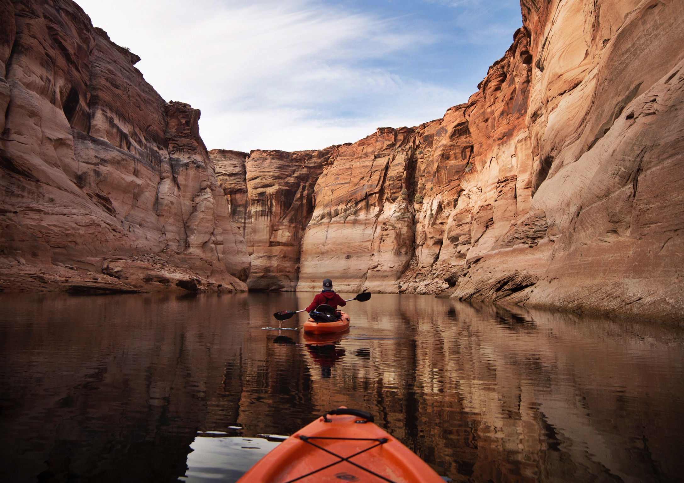 Kayak Camp on Lake Powell 