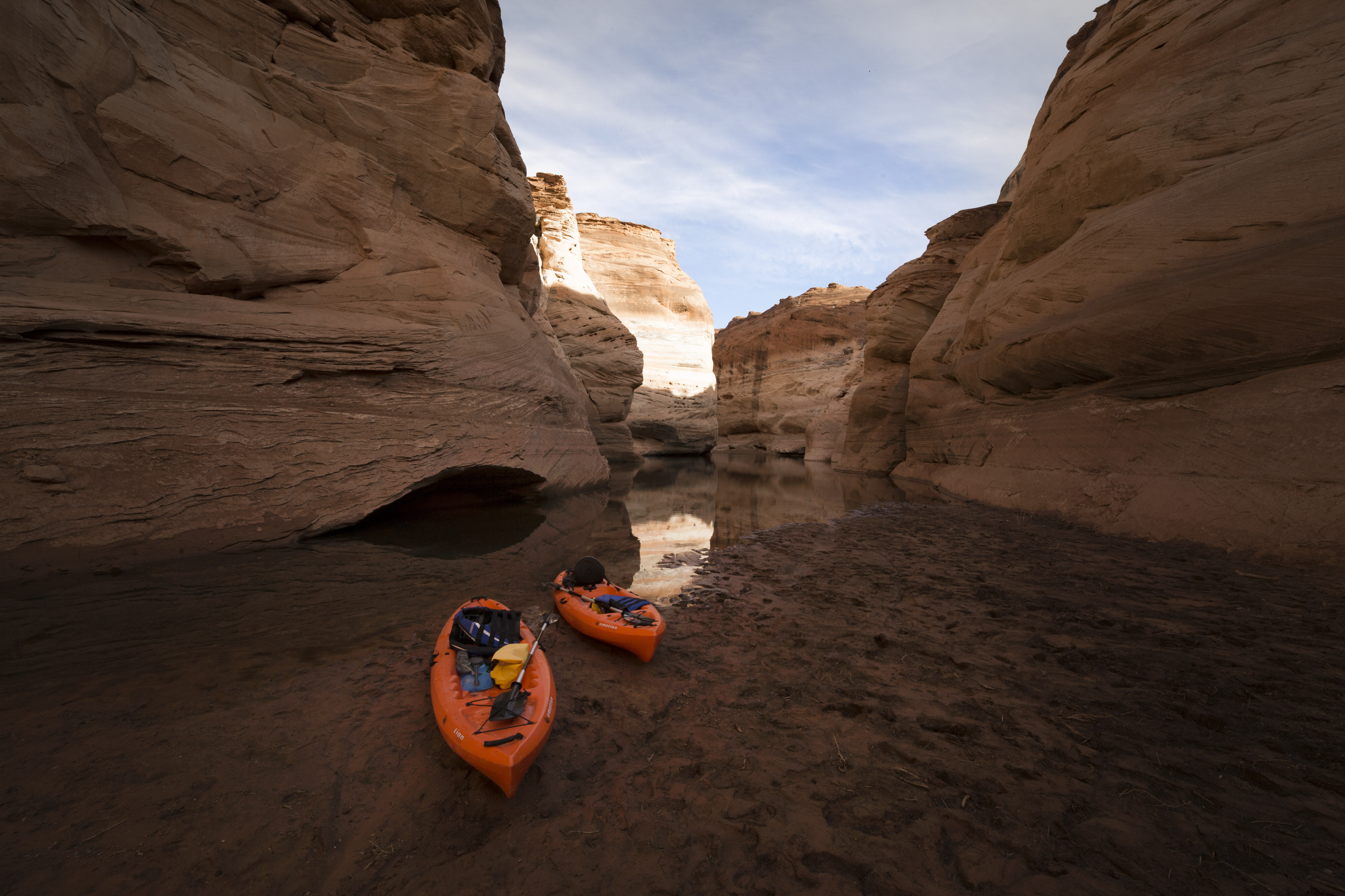 Kayak Camp on Lake Powell 