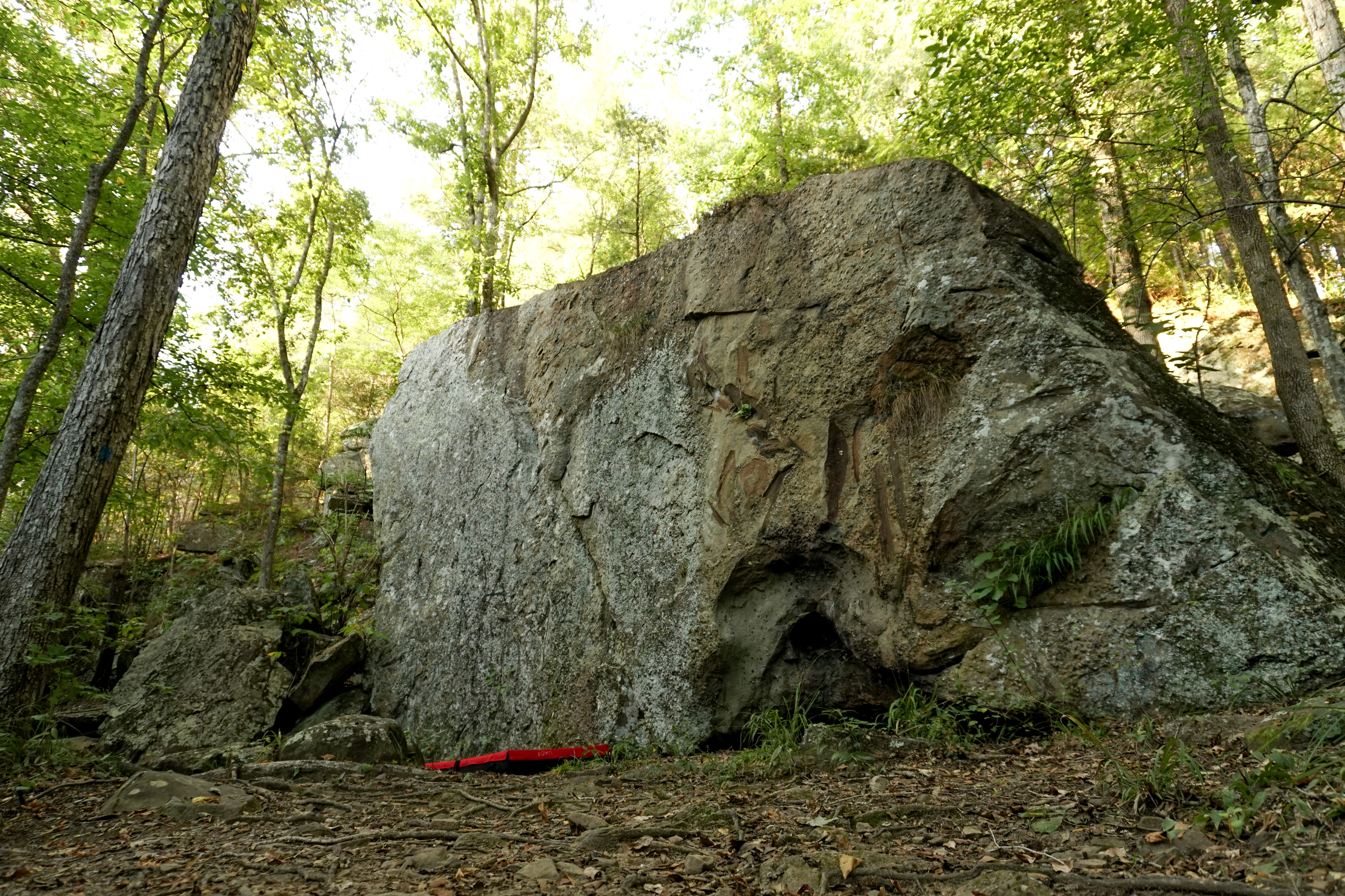 Boulder at Hurricane Creek Park