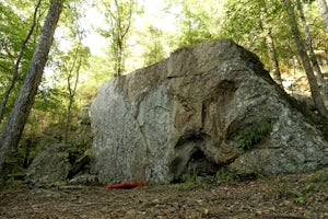 Boulder at Hurricane Creek Park