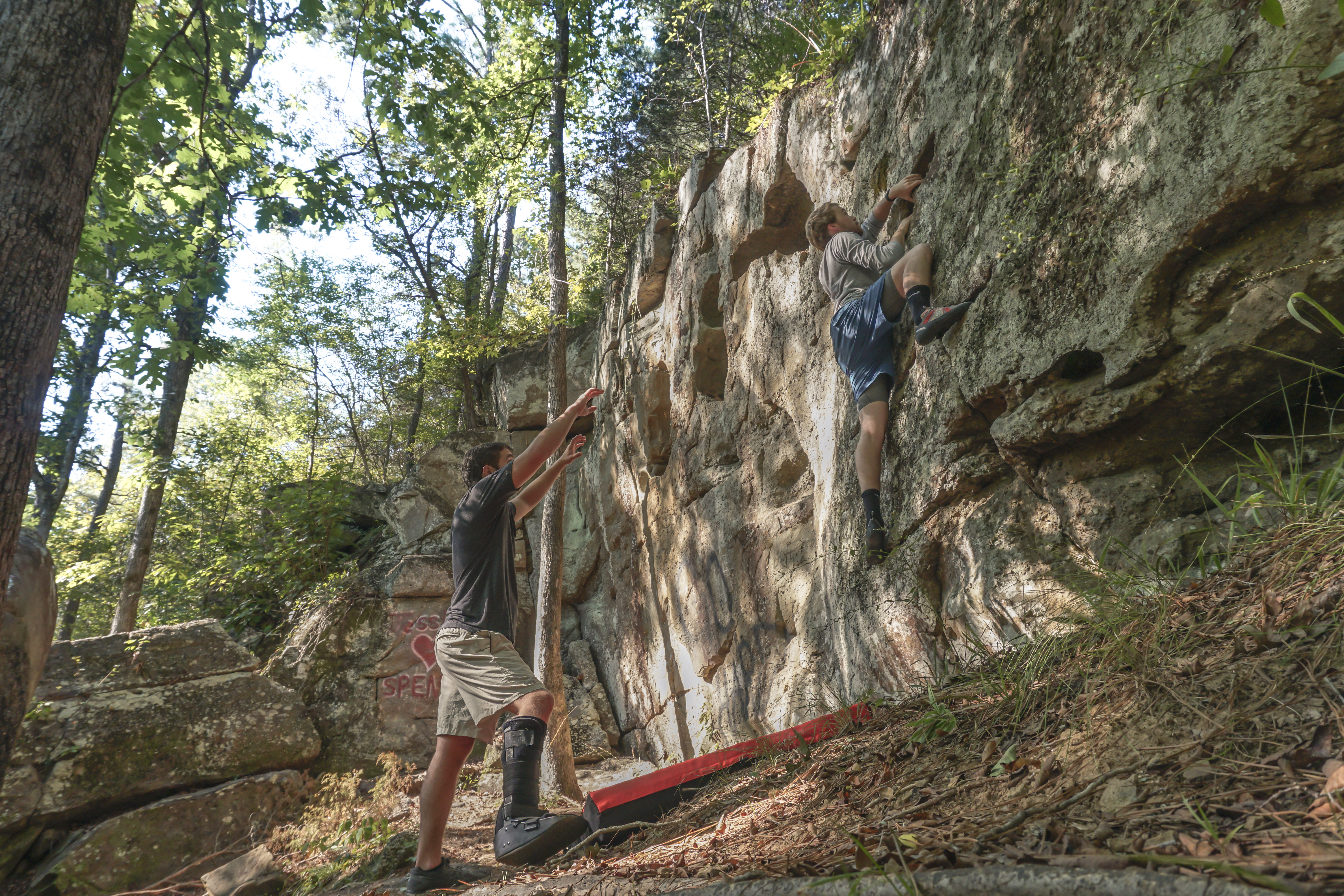 Boulder at Hurricane Creek Park