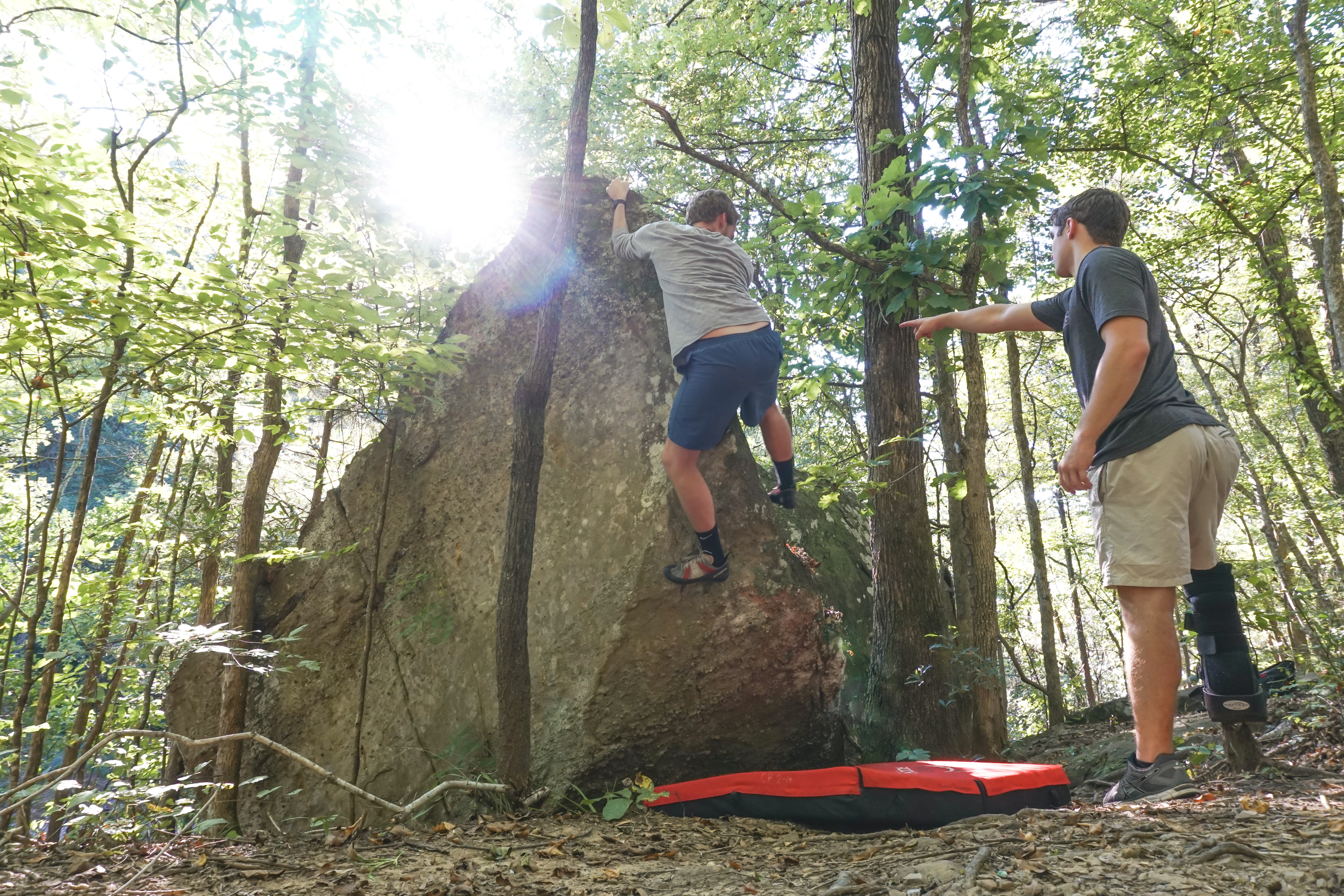 Boulder at Hurricane Creek Park