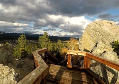 Hike the Custer Skywalk to Big Rock Observation Point
