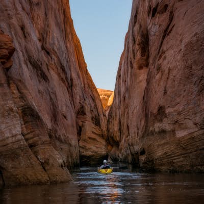 Kayak or SUP Lost Eden Canyon in Lake Powell