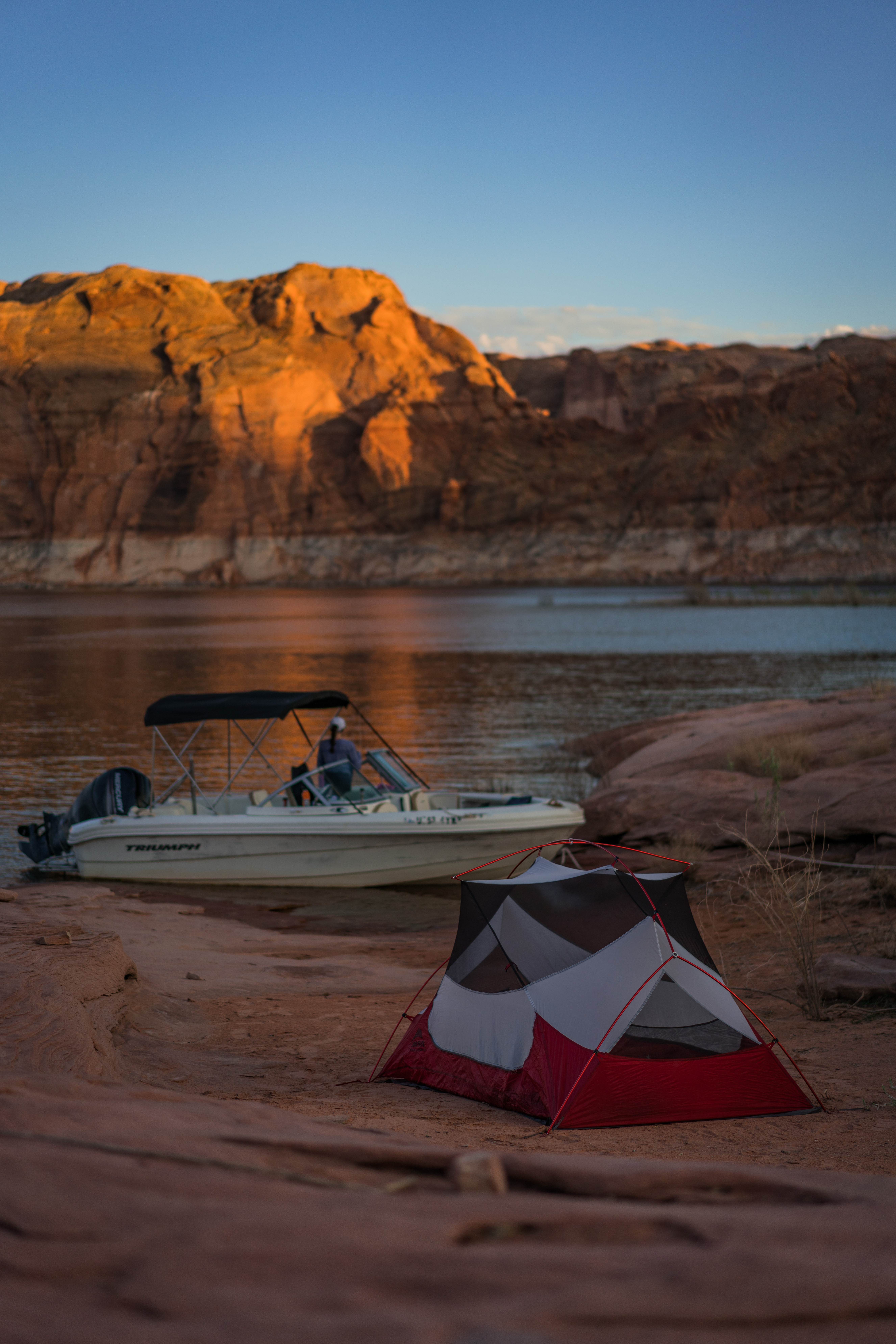 Boat-In Camp at The Rincon in Lake Powell