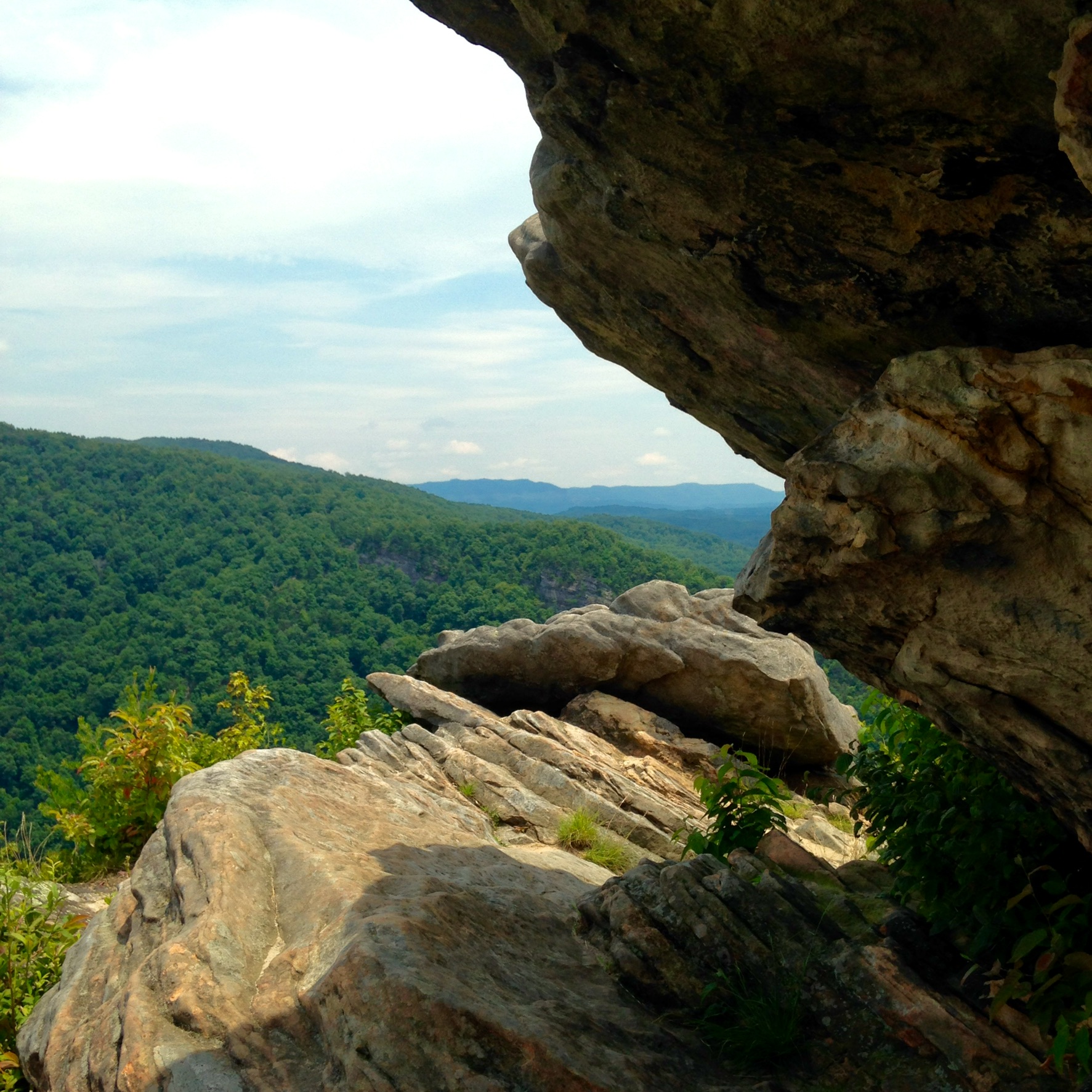 Backpack to White Rocks in Cumberland Gap National Historic Park, Ewing