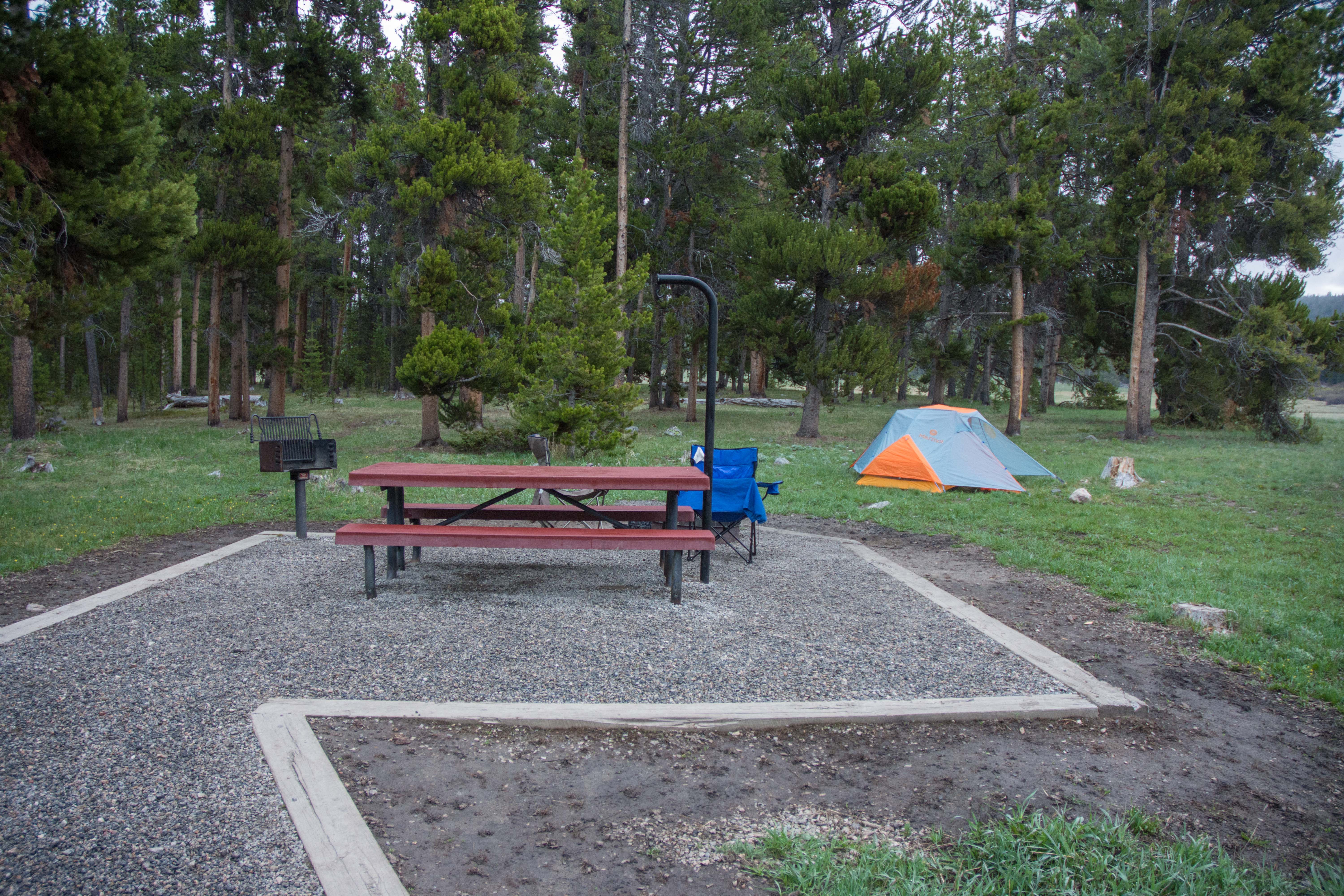 Camp at Sitting Bull Campground