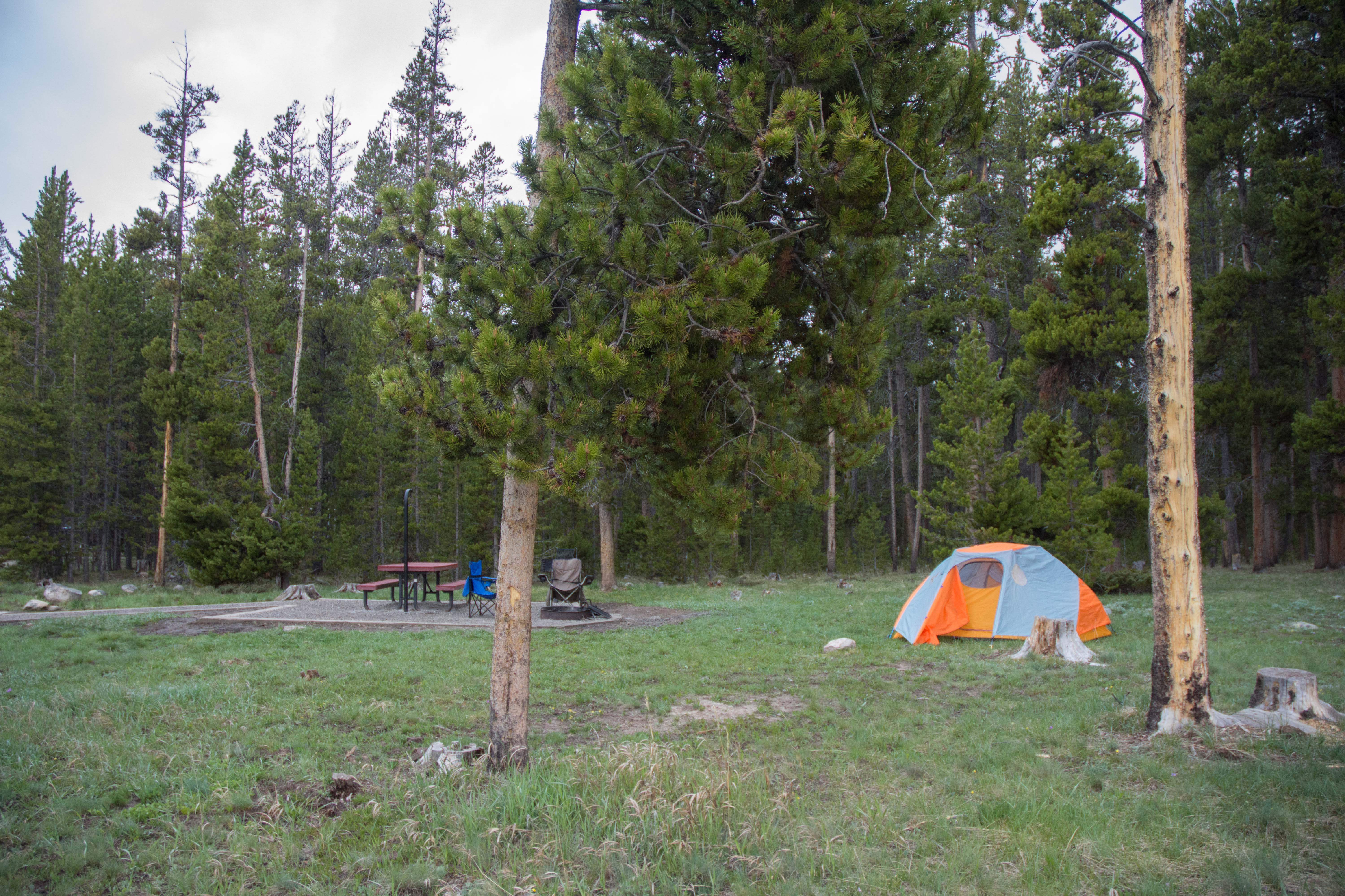 Camp at Sitting Bull Campground