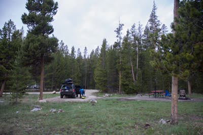 Camp at Sitting Bull Campground