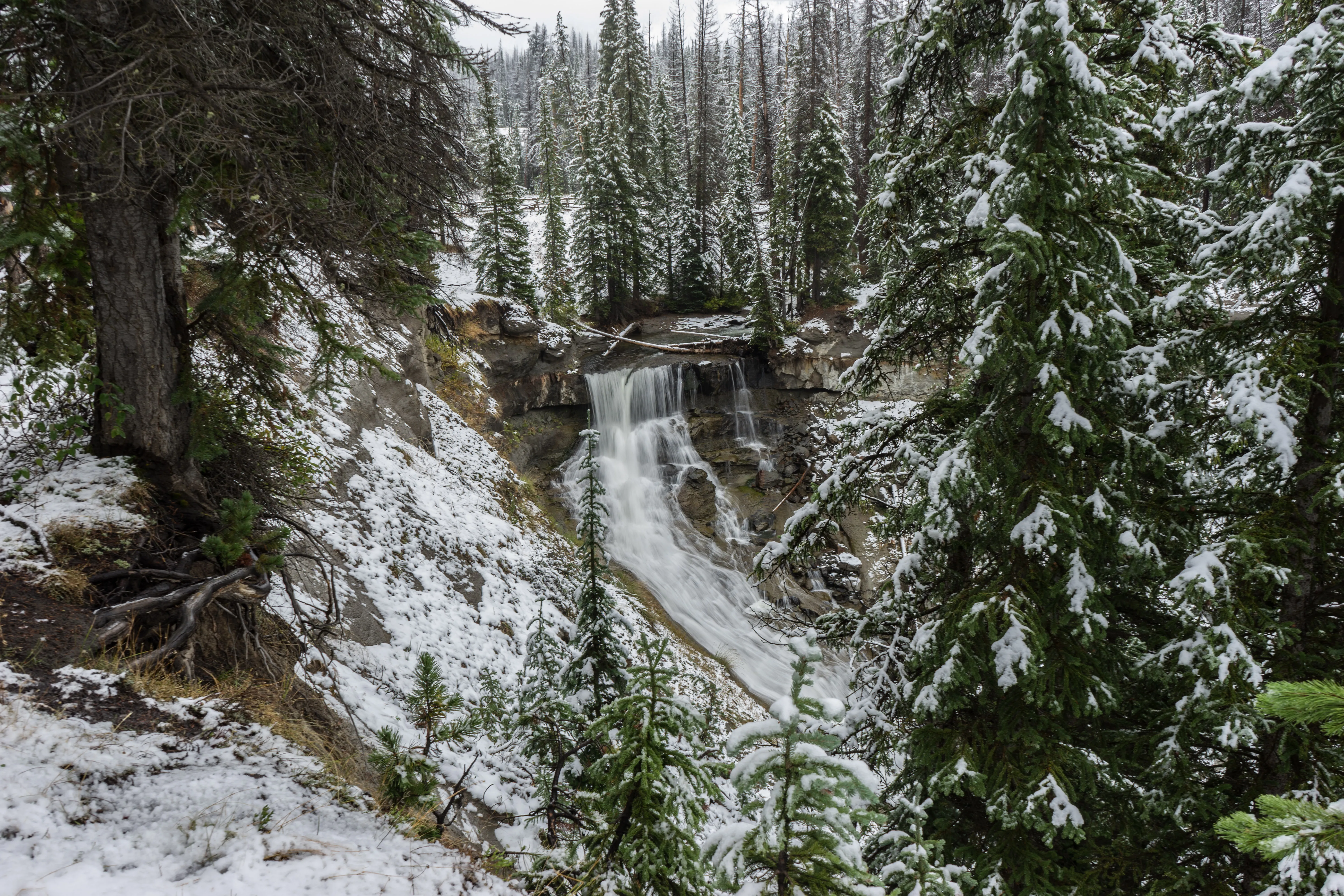Photograph Brooks Lake Creek Falls