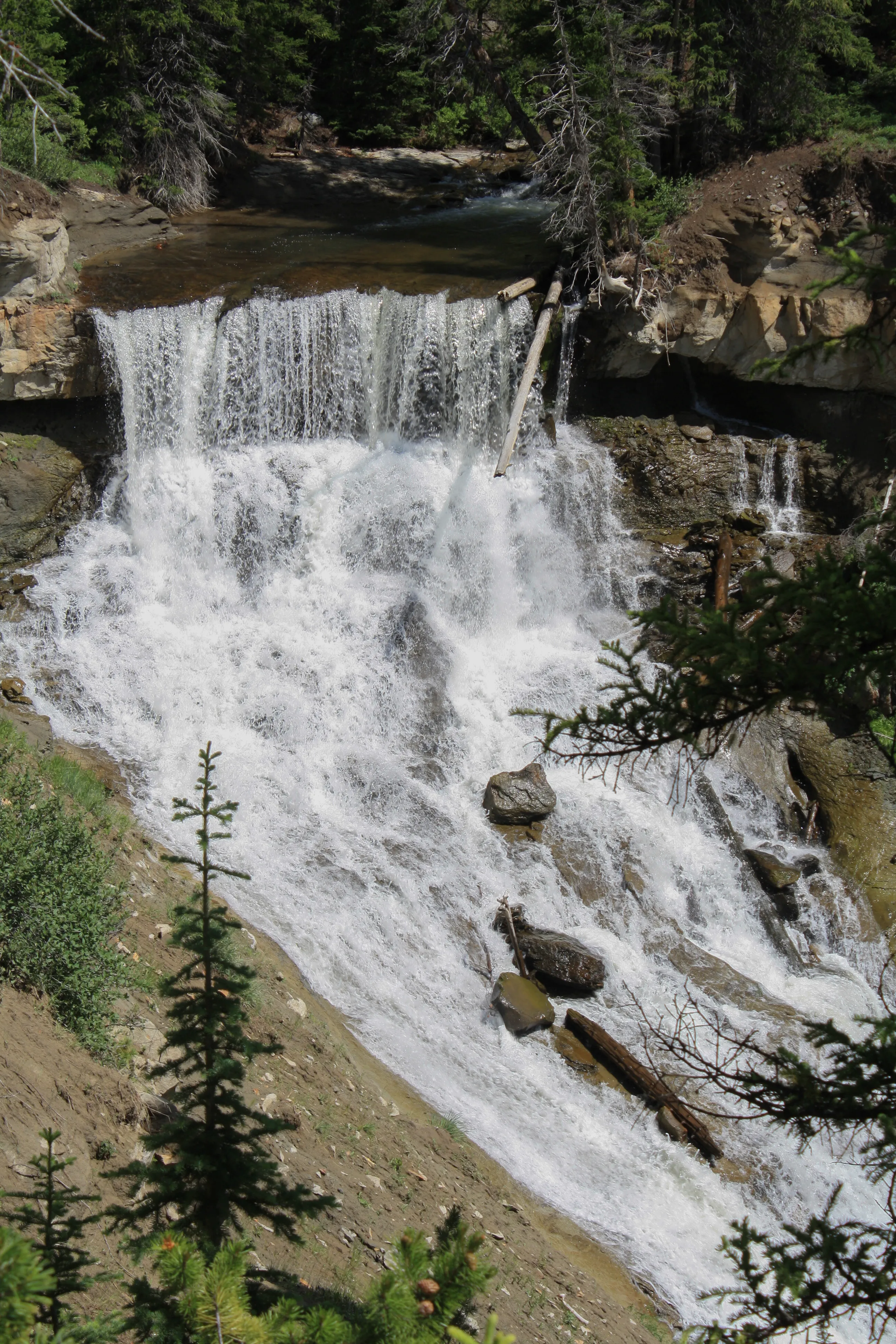 Photograph Brooks Lake Creek Falls