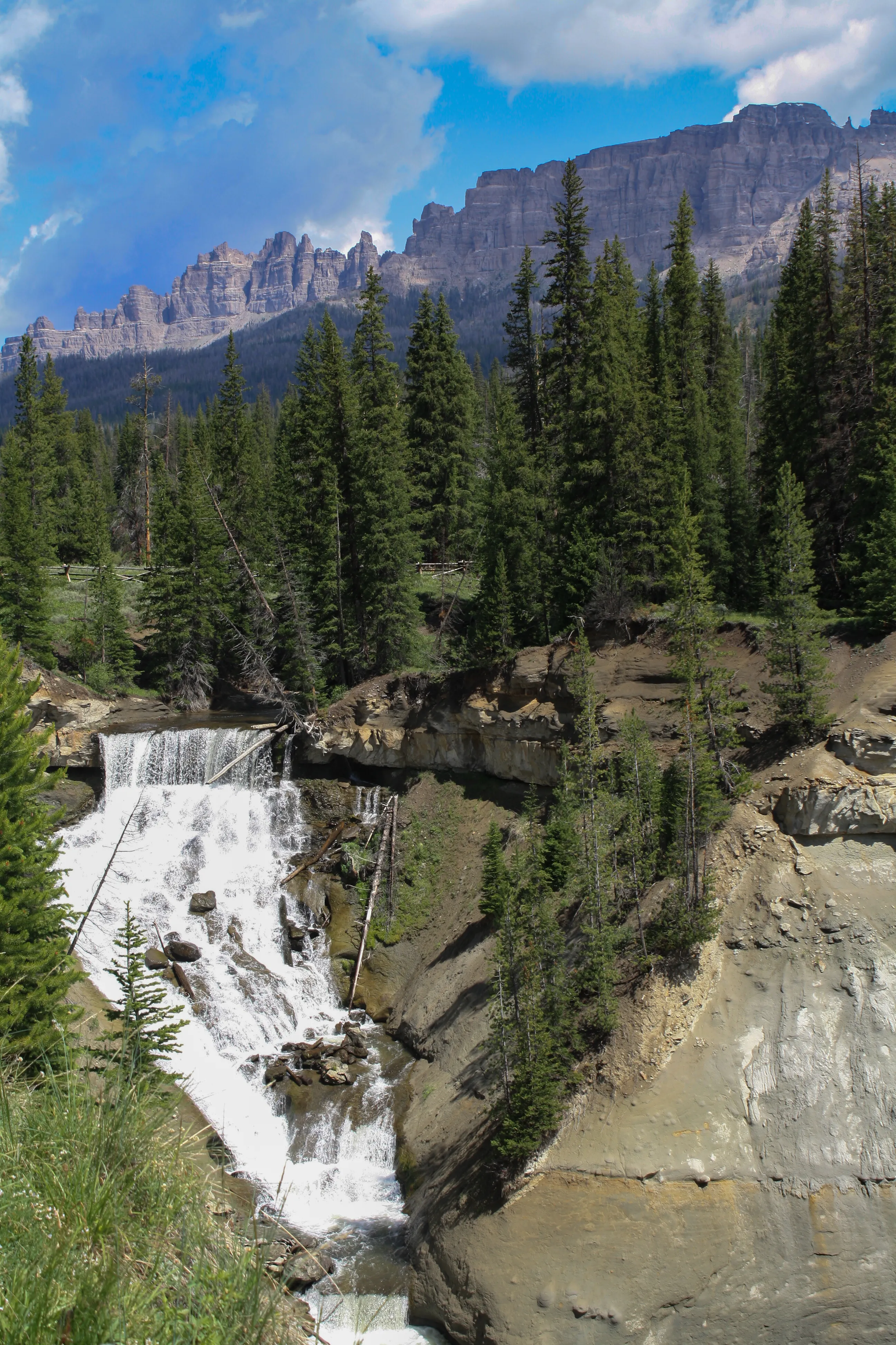 Photograph Brooks Lake Creek Falls