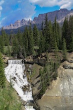 Photograph Brooks Lake Creek Falls