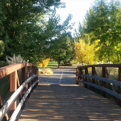 Run the Santa Clara River Trail to Tonaquint Park and Cottonwood Cove Park