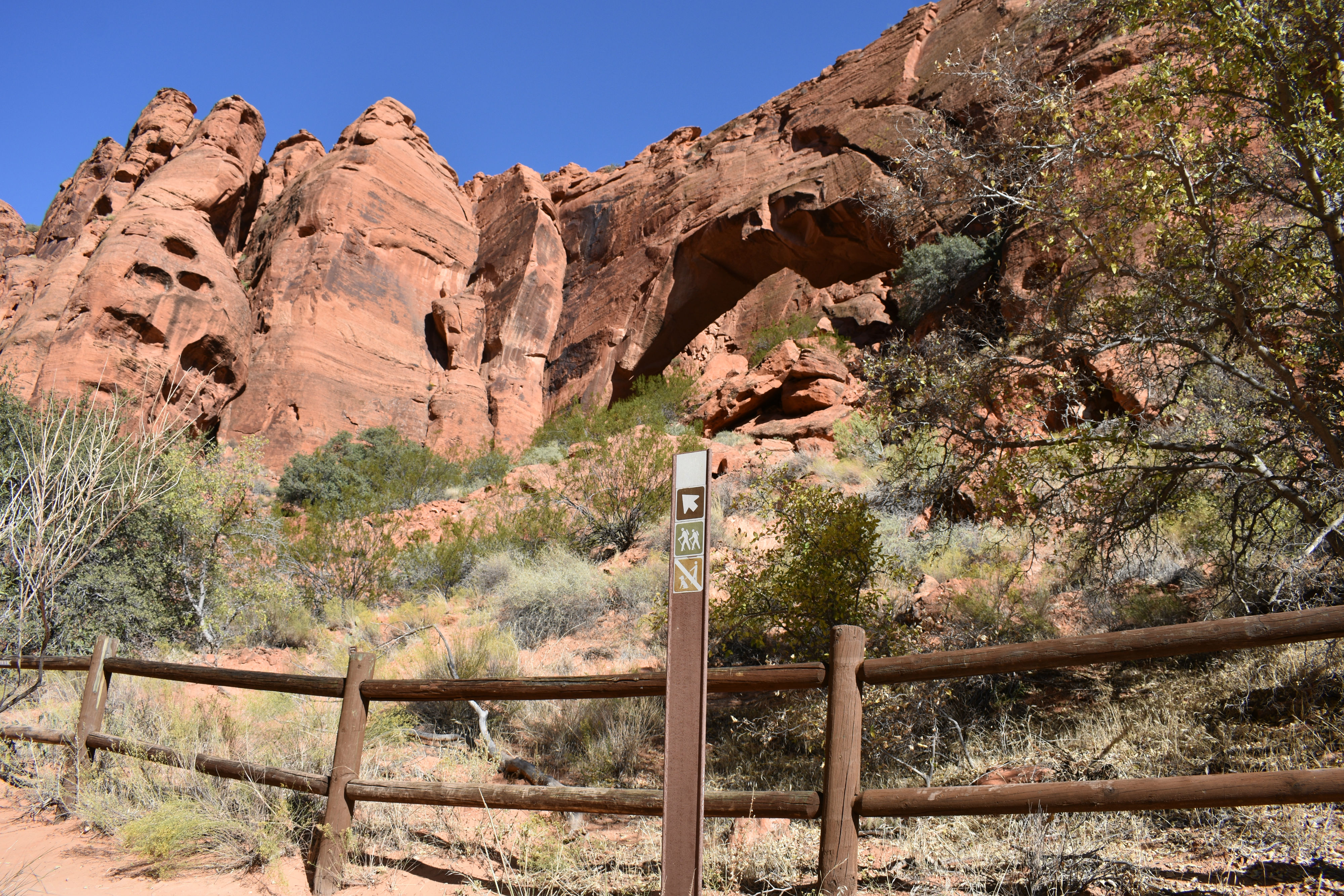 Hike to the Johnson Canyon Arch in Snow Canyon State Park