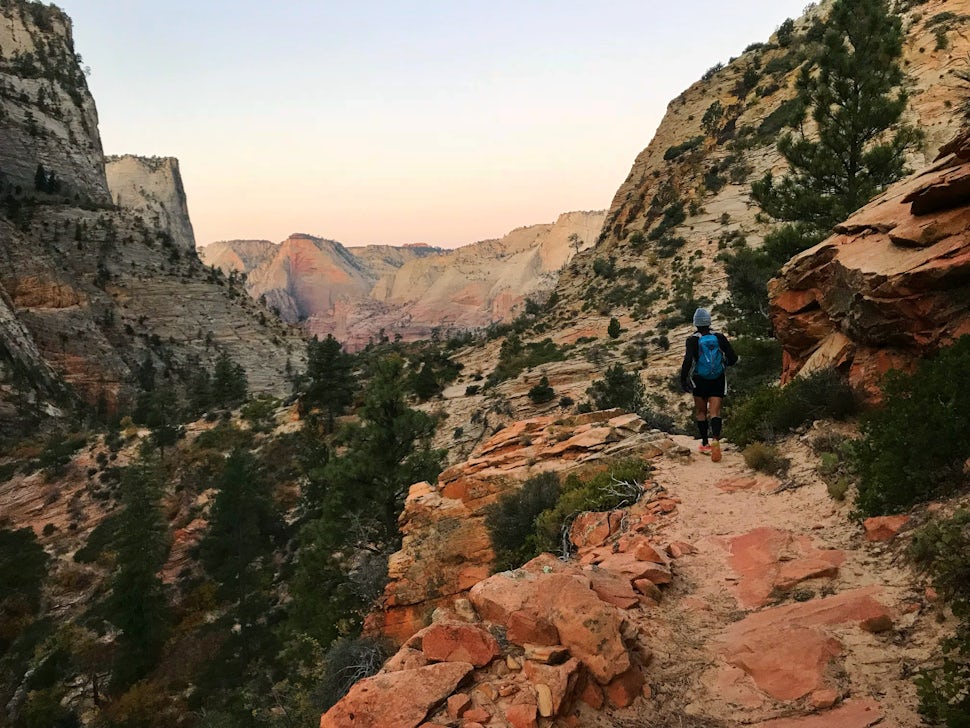 Zion traverse outlet hike